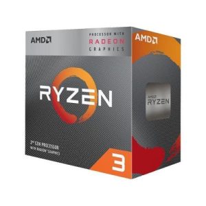 AMD Ryzen 3 3200G 3.6Ghz Up To 4.0Ghz Cache 4MB 65W AM4 [Box] – 4 Core – YD3200C5FHBOX – with AMD Wraith Stealth Cooler