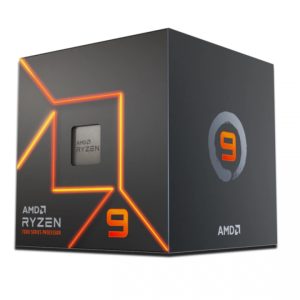 AMD Ryzen 9 7900 3.7Ghz Up To 5.4Ghz Cache 64MB 65W AM5 [Box] – 12 Core – 100-100000590BOX – with AMD Wraith Prism Cooler