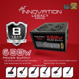 Innovation 600W (Gold) – 8 Years