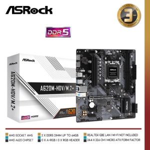 ASRock A620M-HDV/M.2+ (AMD A620, DDR5)