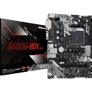 ASRock B450M-HDV R4.0 (AMD B450, DDR4)