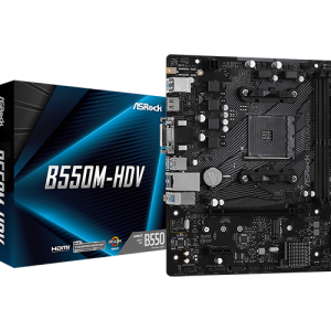 ASRock B550M-HDV (AMD B550, DDR4)