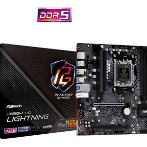 ASRock B650M PG Lightning (AMD B650, DDR5)