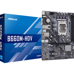 ASRock B660M-HDV (Intel B660, DDR4)