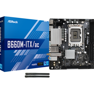 ASRock B660M-ITX/ac (Intel B660, DDR4)