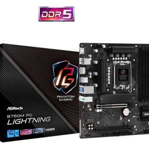 ASRock B760M PG Lightning (Intel B760, DDR5)