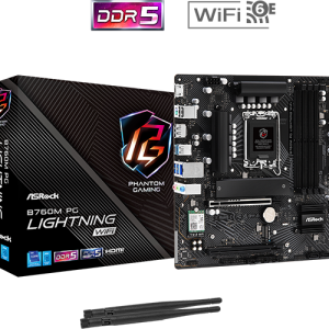 ASRock B760M PG Lightning WIFI (Intel B760, DDR5)