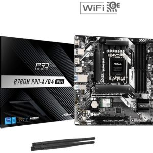 ASRock B760M Pro-A/D4 WIFI (Intel B760, DDR4)