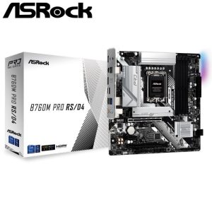 ASRock B760M Pro RS/D4 (Intel B760, DDR4)