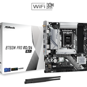 ASRock B760M Pro RS/D4 WIFI (Intel B760, DDR4)