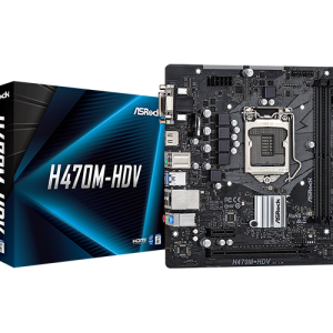 ASRock H470M-HDV (Intel H470, DDR4)
