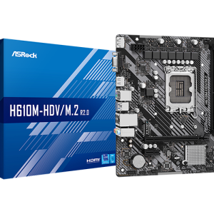 ASRock H610M-HDV/M.2 R2.0 (Intel H610, DDR4)