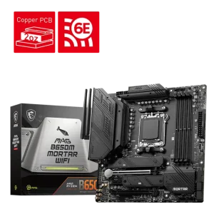 MSI MAG B650M Mortar WIFI (AMD B650, DDR5)