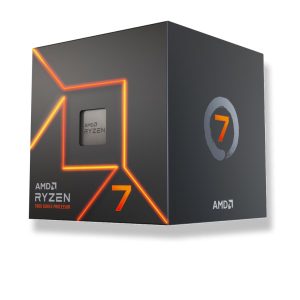 AMD Ryzen 7 7700 3.8Ghz Up To 5.3Ghz Cache 32MB 65W AM5 [Box] – 8 Core – 100-100000592BOX – with AMD Wraith Prism Cooler