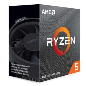 AMD Ryzen 5 4500 3.6Ghz Up To 4.1Ghz Cache 8MB 65W AM4 [Box] – 6 Core – 100-100000644BOX – with Wraith Stealth Cooler