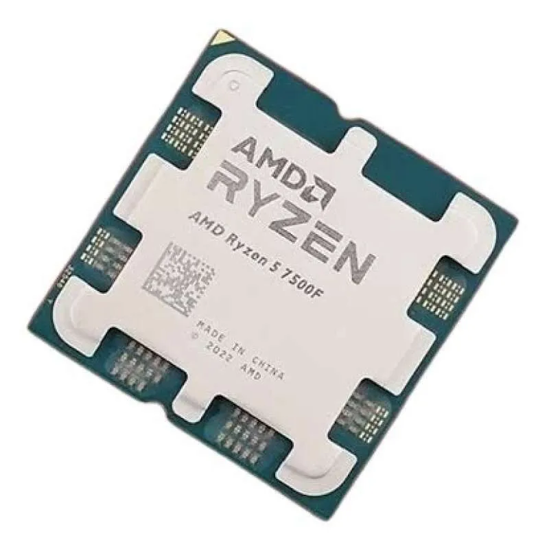 AMD Ryzen 5 7500F 3.7Ghz Up To 5.0Ghz Cache 32MB 65W AM5 [Tray] - 6 Core - 100-100000597MPK - with AMD Wraith Stealth Cooler