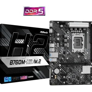 ASRock B760M-H2/M.2 (Intel B760, DDR5)