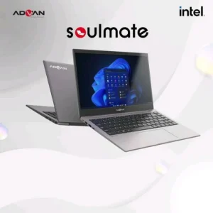 ADVAN Soulmate N4020 Memori 4 GB Storage 128 GB Win 11 (Intel N4020, RAM 4 GB, Storage 128 GB, Vga Intel, LED 14″, Win 11 Home) Grey, Black, Blue