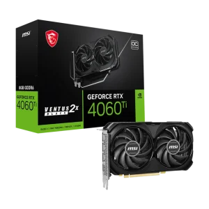 MSI GeForce RTX 4060 Ti 8 GB 128 Bit GDDR6 – Ventus 2X BLACK 8G OC