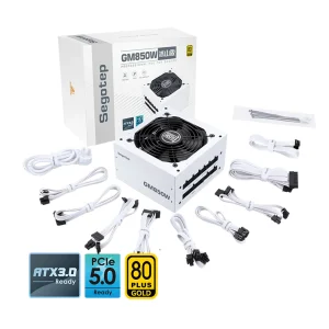 SEGOTEP GM850W ATX3.0 APE White (850W 80PLUS GOLD PSU Side Modular)