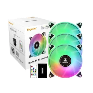 SEGOTEP ROMANTIC 12 ARGB 3in1 SET (1200RPM Controller+RM Case Fans)
