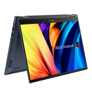 Asus Vivobook S14 Flip OLED TP3402VA-OLEDS551 / Asus Vivobook S14 Flip OLED TP3402VA-OLEDS552 (Intel Core i5 13500H, RAM 8 GB, SSD 512 GB, Vga Intel Iris Xe Graphics, LED 14″ 2.8K OLED Touchscreen, Win 11 Home + Office Home Student) Quiet Blue, Silver