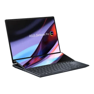 Asus Zenbook Pro 14 Duo UX8402ZA Core i7 12700H Memori 16 GB SSD 1 TB Win 11 Pro + OHS (Intel Core i7 12700H, RAM 16 GB, SSD 1 TB, Vga Intel Iris Xe Graphics, LED 14.5″ 2.8K OLED Touchscreen, Windows 11 Profesional + Office Home Student)