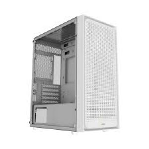 Ocypus Gamma C50 White Dot Matrix Circular Array Case + 4 Gamma F12 Fan + Fan Spliter